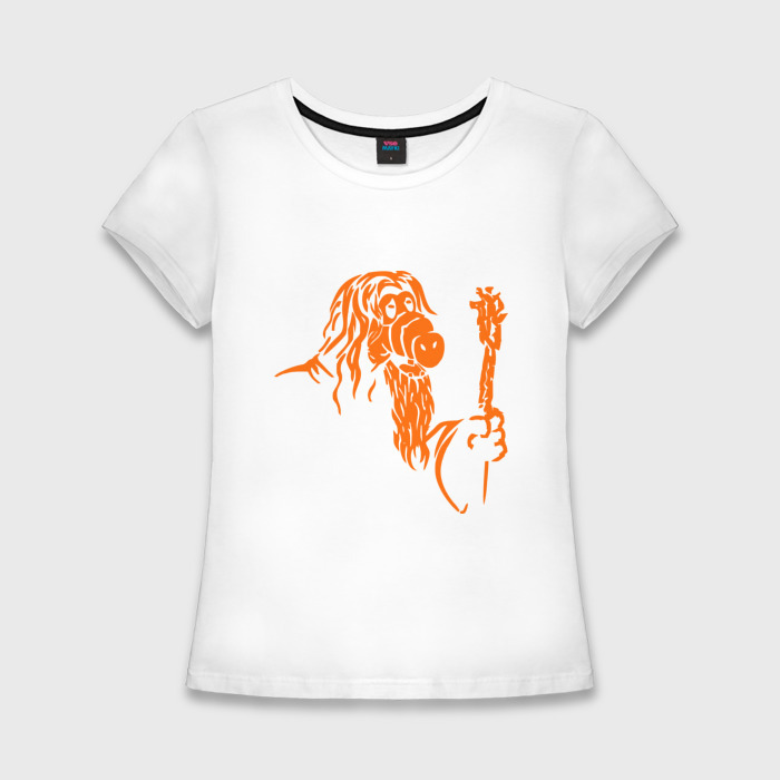 Женская футболка хлопок Slim Мастер альф фото