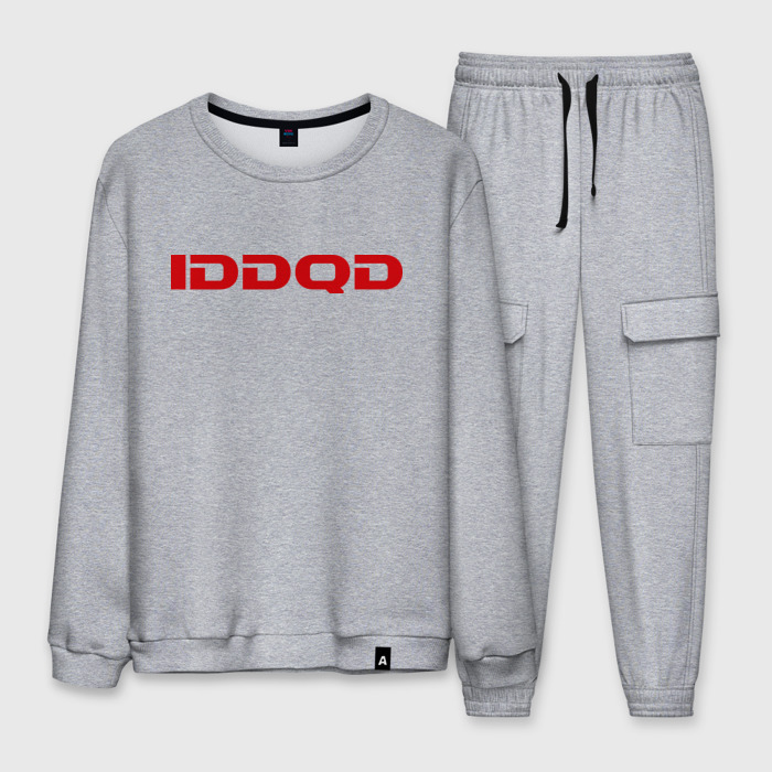 Мужской костюм хлопок IDDQD Doom фото