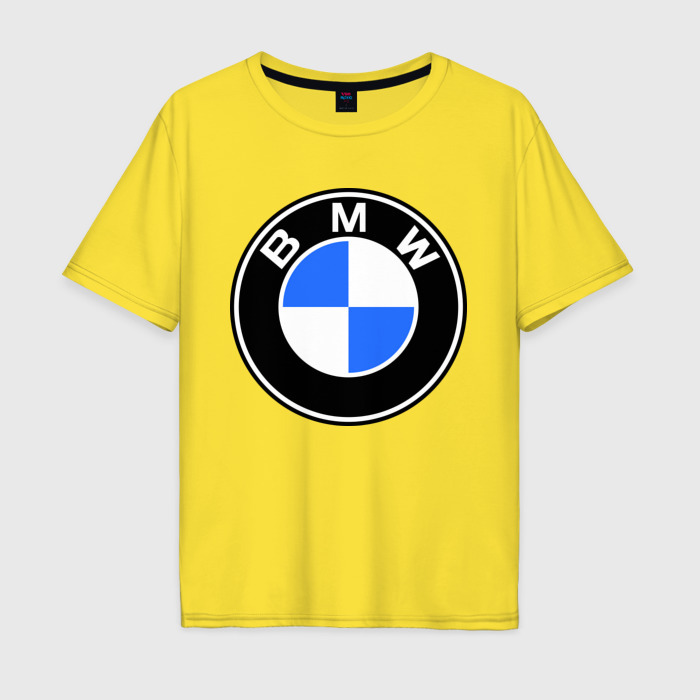 Мужская футболка хлопок Oversize Logo BMW фото