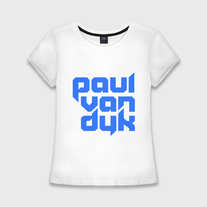 Женская футболка хлопок Slim Paul фото