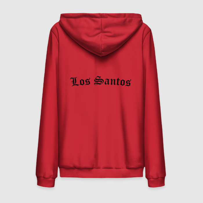 Мужская толстовка на молнии хлопок Los Santos фото