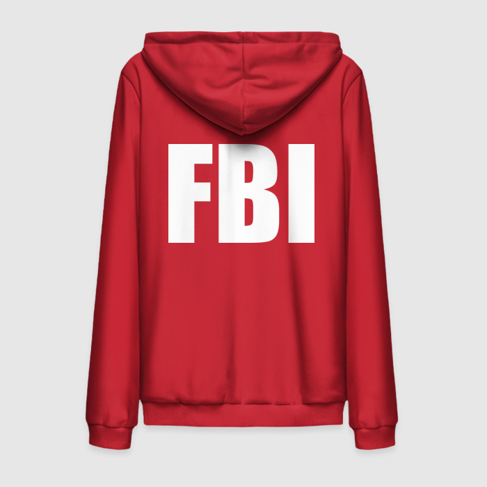 Мужская толстовка на молнии хлопок FBI фото