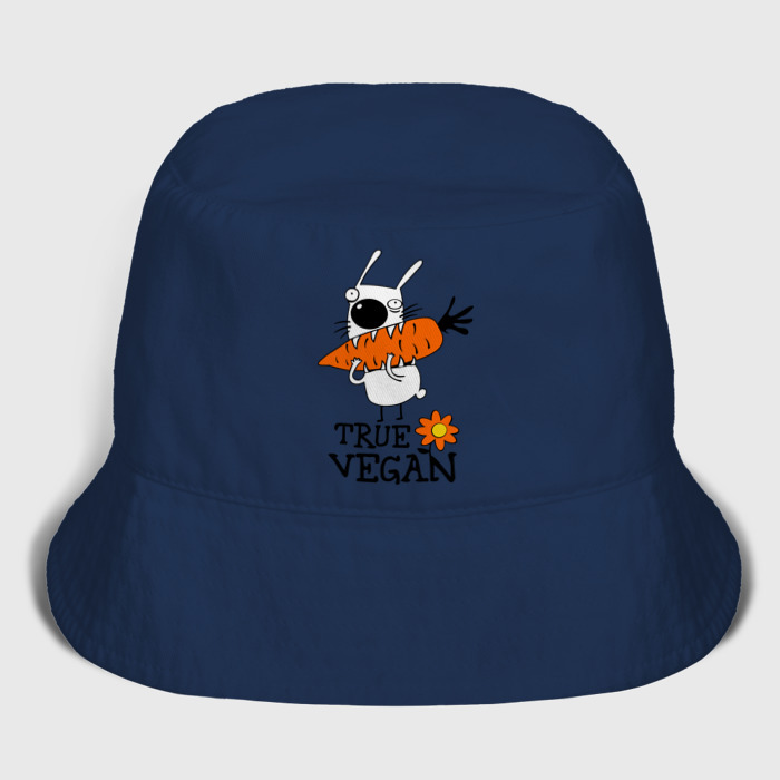 Мужская панама хлопок True vegan истинный веган фото
