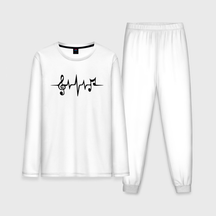 Мужская пижама с лонгсливом хлопок Heartbeatmusic фото