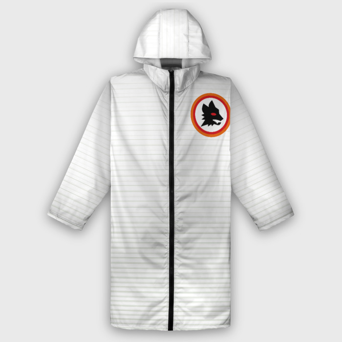 Дождевик унисекс 3D A S Roma   WHITE N 98 (NEW 2022) фото