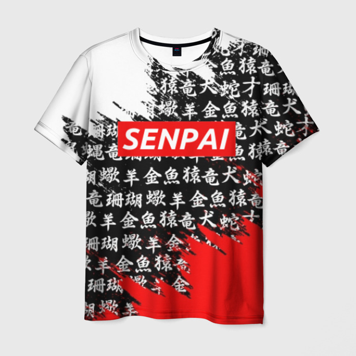 Мужская футболка 3D SENPAI фото