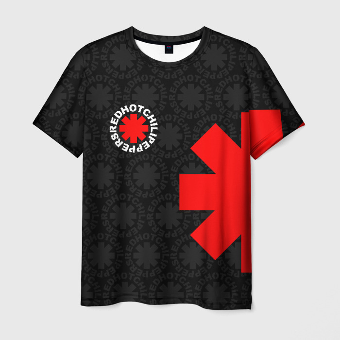 Мужская футболка 3D RED HOT CHILI PEPPERS фото