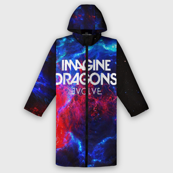Дождевик унисекс 3D IMAGINE DRAGONS фото