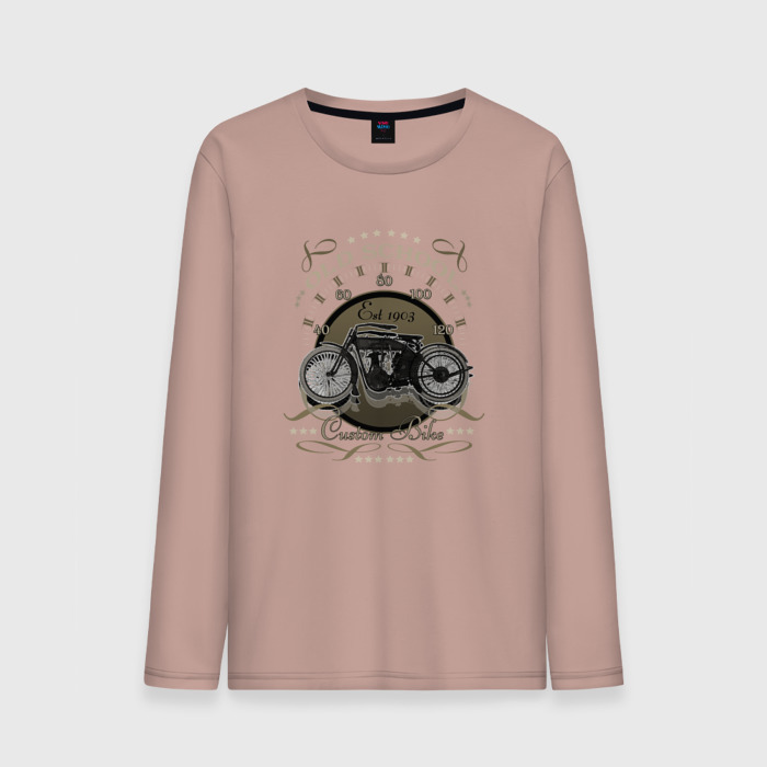Мужской лонгслив хлопок Первый серийный мотоцикл фото