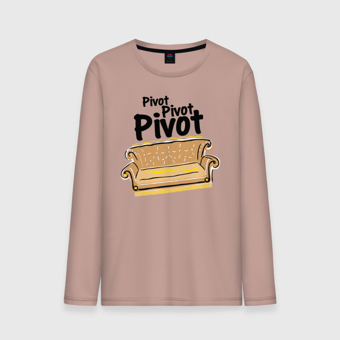 Мужской лонгслив хлопок Pivot, Pivot, Pivot фото