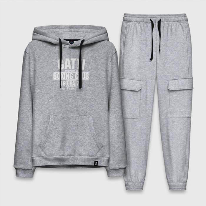 Мужской костюм хлопок с толстовкой Gatti Boxing Club фото