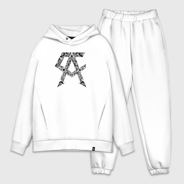 Мужской костюм хлопок OVERSIZE Канэло Альварес фото