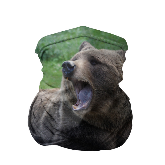 Бандана-труба 3D Медведь фото