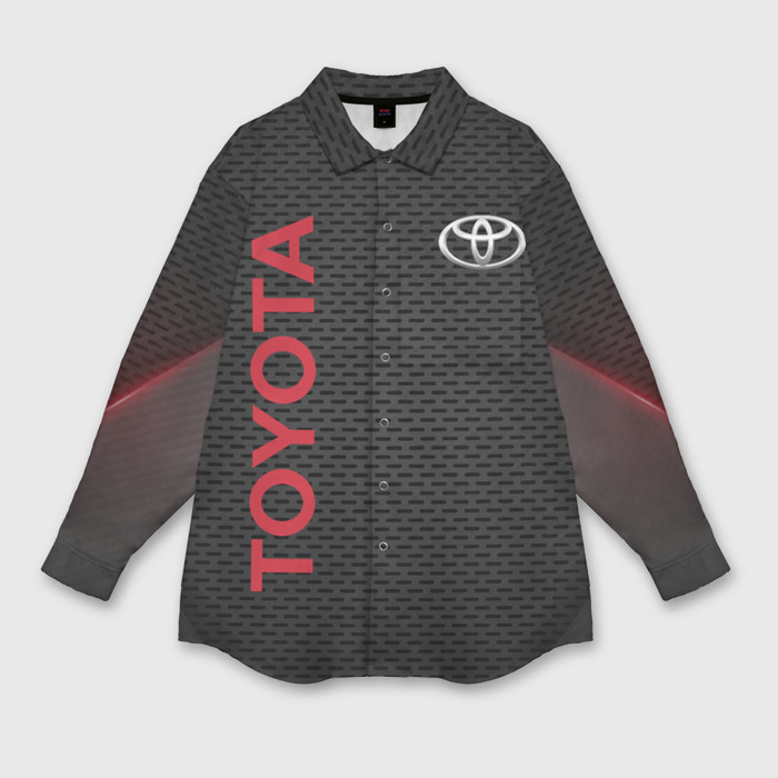 Мужская рубашка oversize 3D Toyota Тойота фото