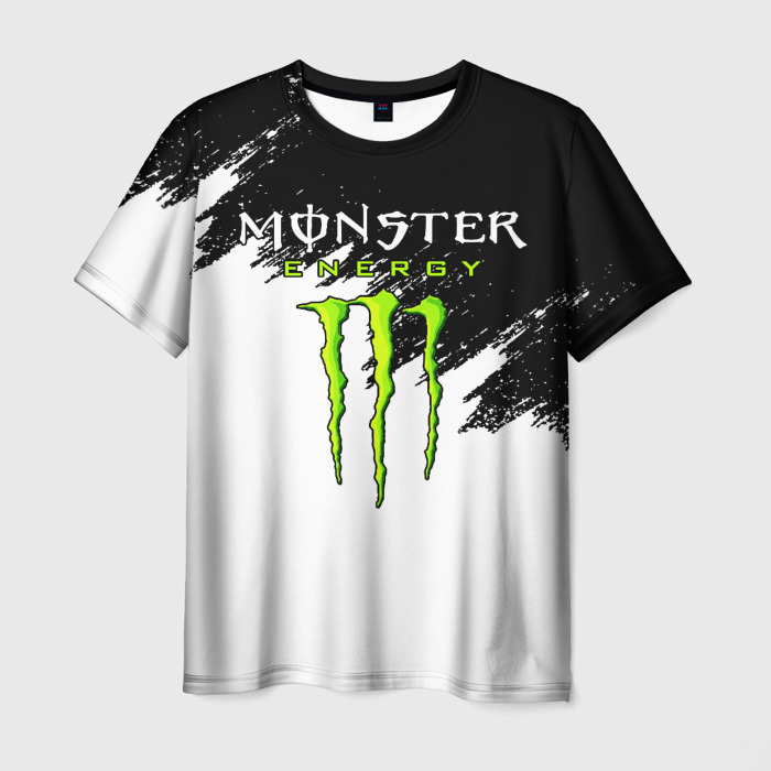 Мужская футболка 3D Monster energy фото
