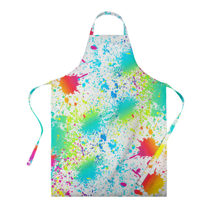 Фартук 3D БРЫЗГИ НЕОНА фото