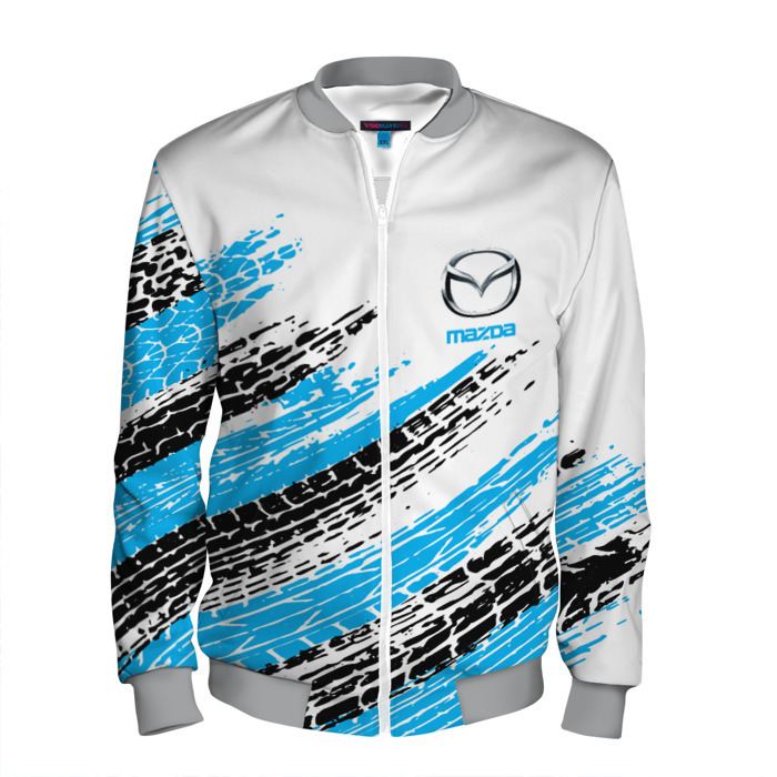Мужской бомбер 3D MAZDA. фото