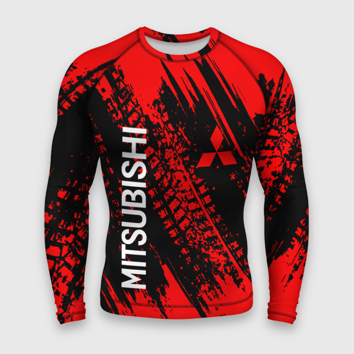 Мужской рашгард 3D MITSUBISHI. фото