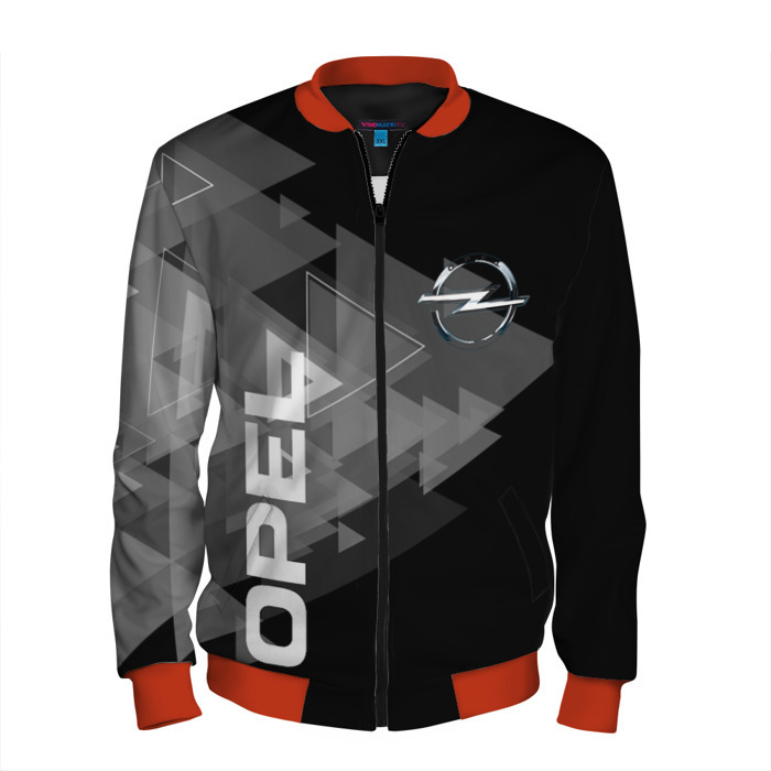Мужской бомбер 3D OPEL. фото