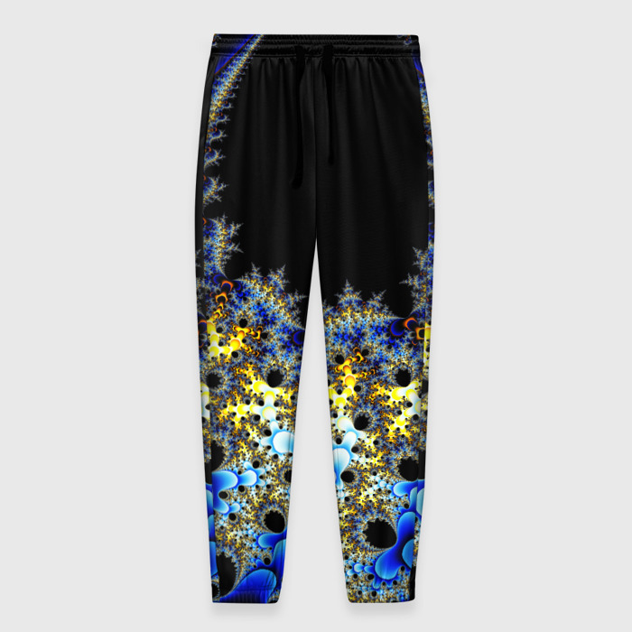 Мужские брюки 3D Фрактальная материя l Fractal фото