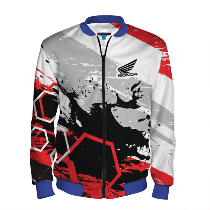 Мужской бомбер 3D HONDA фото