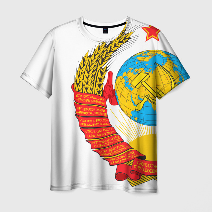 Мужская футболка 3D СССР фото