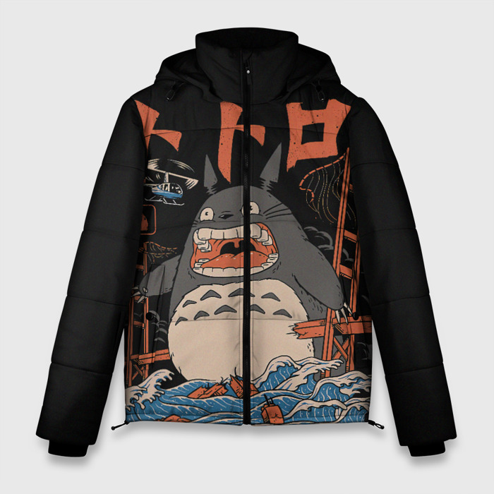 Мужская зимняя куртка 3D Тоторо Кайдзю фото