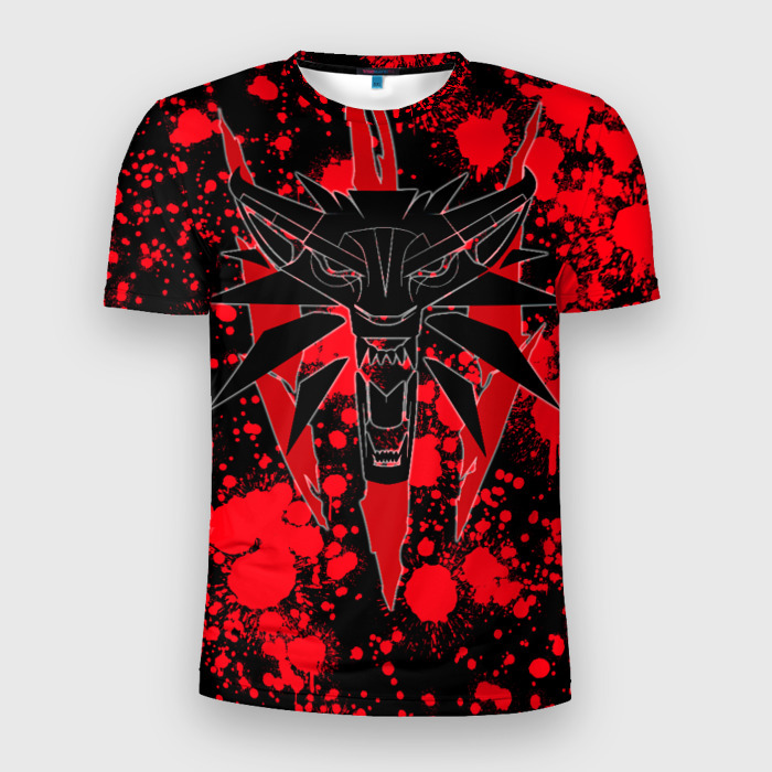 Мужская футболка 3D спортивная BLOODY WOLF фото