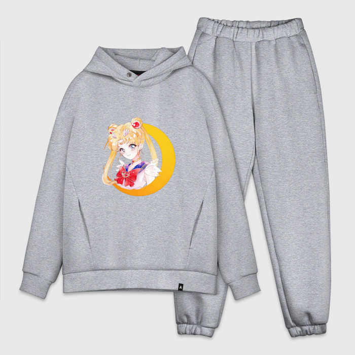 Мужской костюм хлопок OVERSIZE Сейлор Мун фото