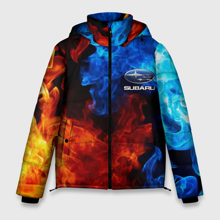 Мужская зимняя куртка 3D SUBARU фото