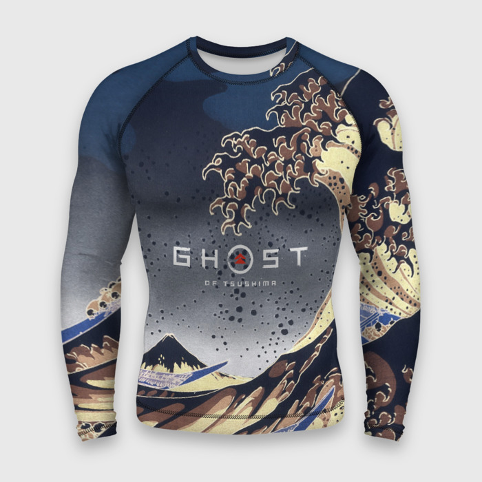 Мужской рашгард 3D Ghost of Tsushima фото