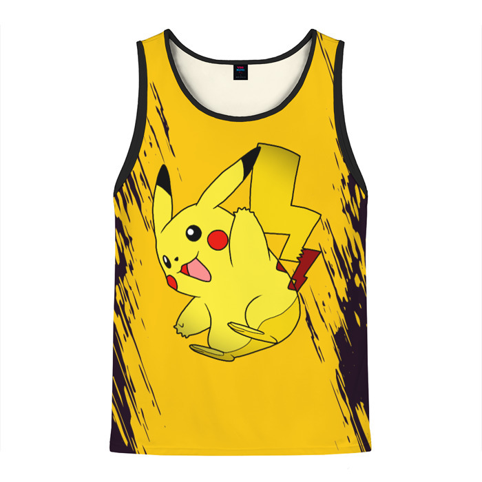 Мужская майка 3D Happy Pikachu фото