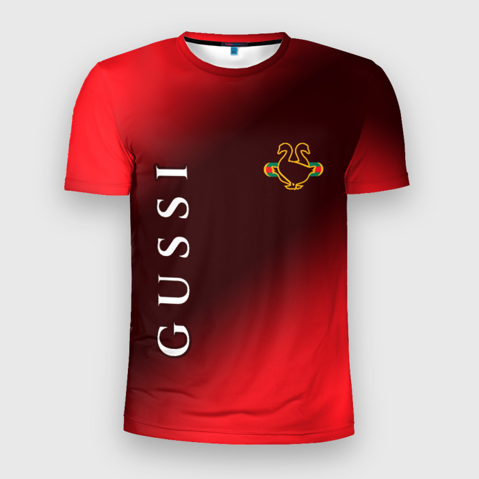 Мужская футболка 3D Slim GUSSI   ГУСИ фото