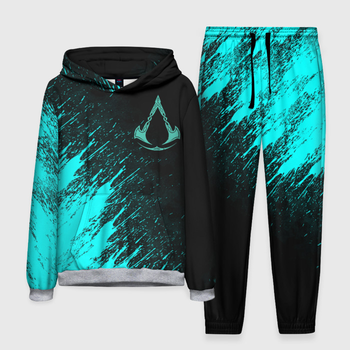 Мужской костюм 3D (с толстовкой) Assassins Creed Valhalla фото