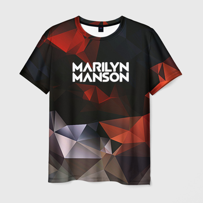 Мужская футболка 3D MARILYN MANSON фото