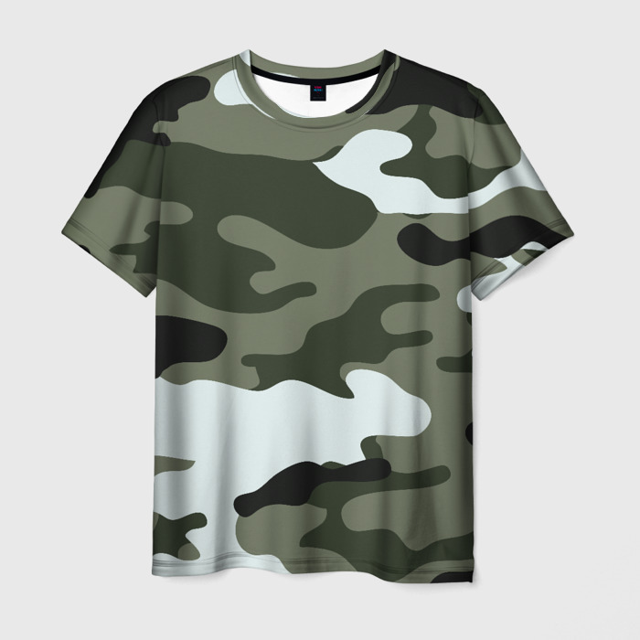Мужская футболка 3D camouflage 2 фото