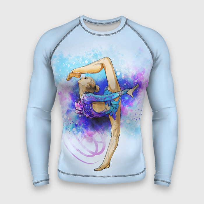 Мужской рашгард 3D Художественная гимнастика фото