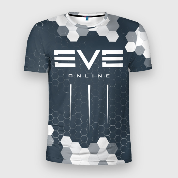 Мужская футболка 3D спортивная EVE ONLINE / ИВ ОНЛАЙН фото