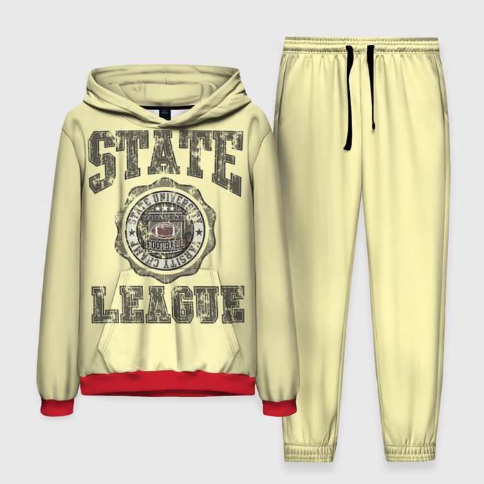 Мужской костюм 3D (с толстовкой) State League фото