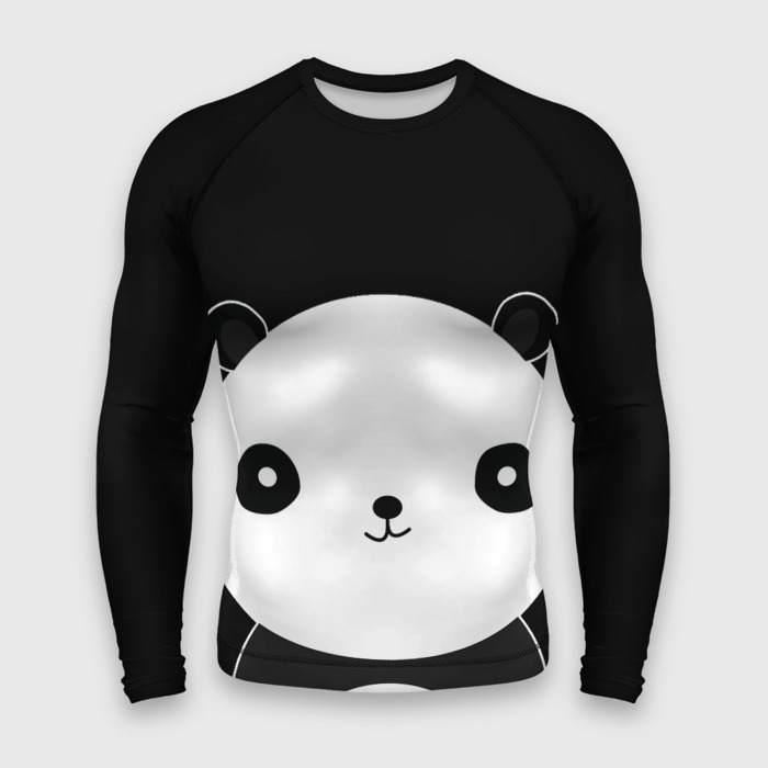 Мужской рашгард 3D Панда фото