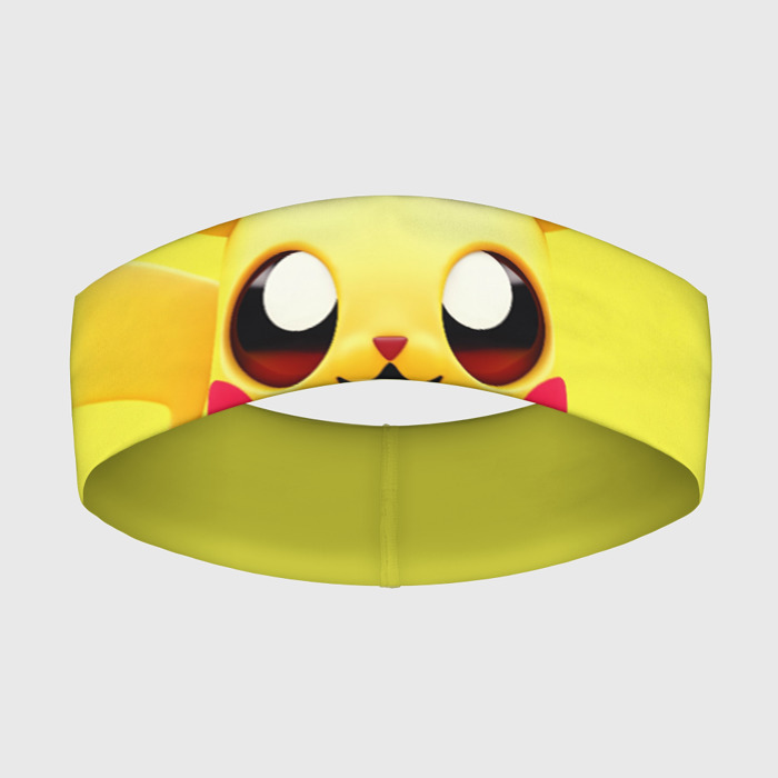 Повязка на голову 3D Pikachu Pika Pika фото