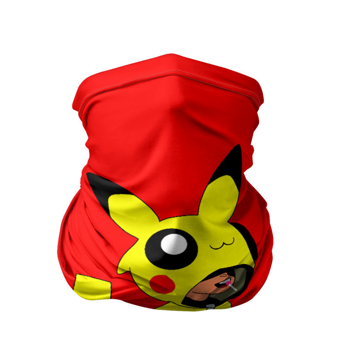 Бандана-труба 3D Brawl stars/Leon pikachu фото