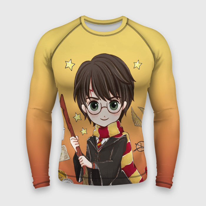 Мужской рашгард 3D Гарри Поттер фото