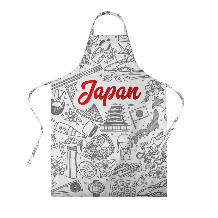 Фартук 3D Япония | Страна Восходящего Солнца (Z) фото