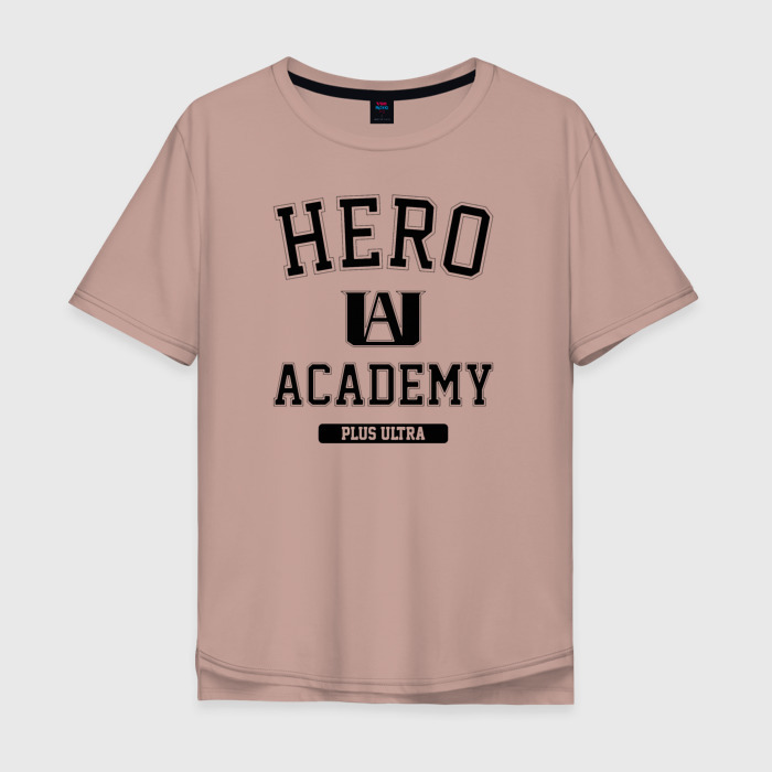 Мужская футболка хлопок Oversize Моя геройская академия   My Hero Academy   Plus Ultra фото