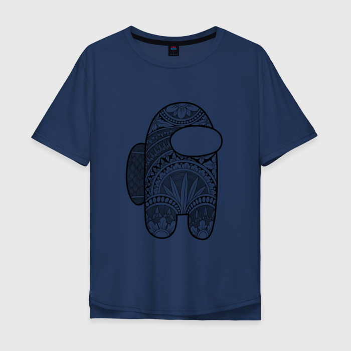 Мужская футболка хлопок Oversize Among us фото