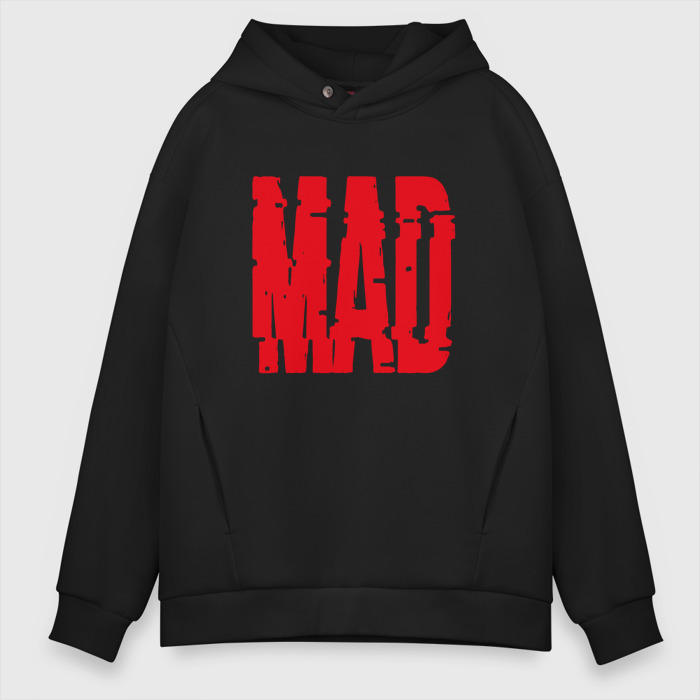 Мужское худи Oversize хлопок MAD фото