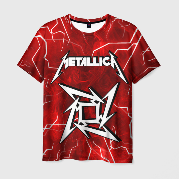 Мужская футболка 3D METALLICA фото