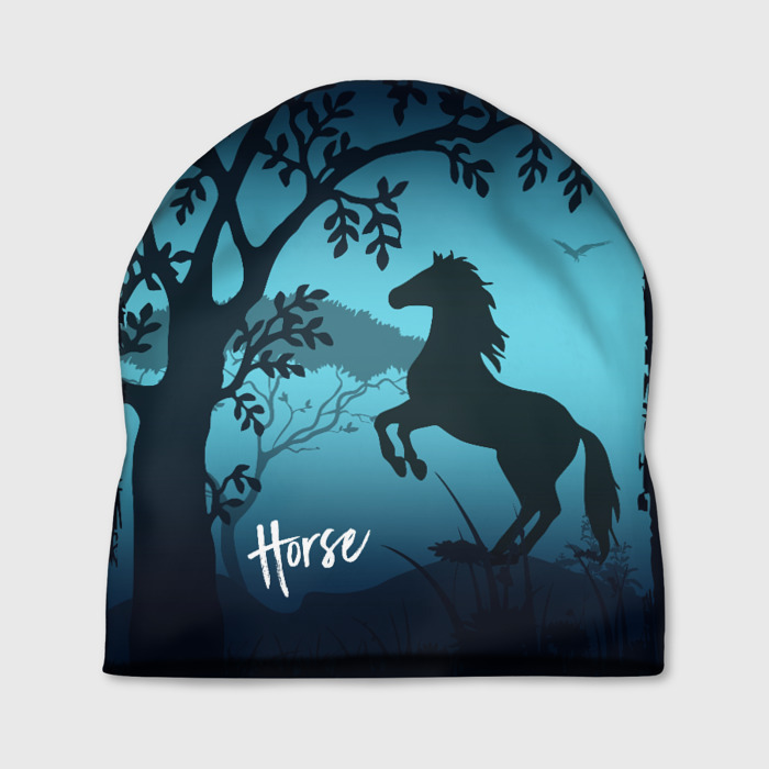 Шапка 3D Конь фото