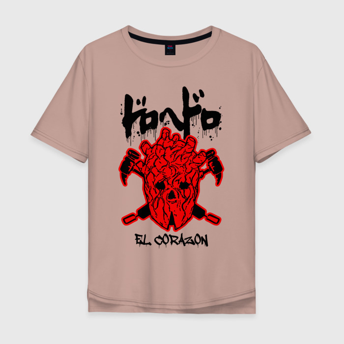 Мужская футболка хлопок Oversize DOROHEDORO фото